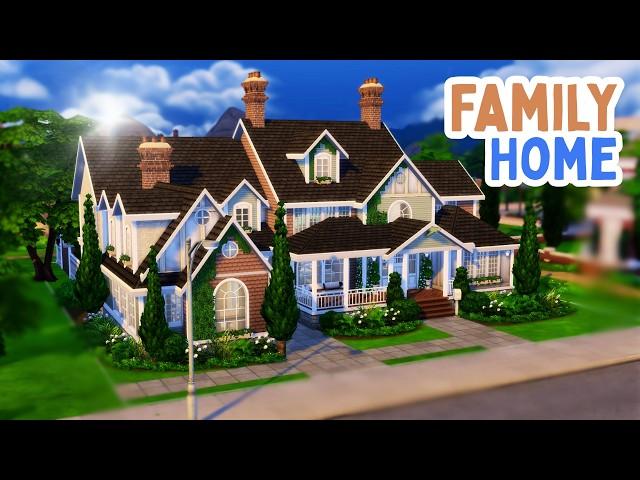Big Newcrest Family Home | The Sims 4 Speed Build (No CC)