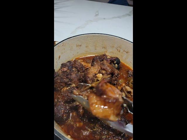 Smoked and Braised Oxtails Cook