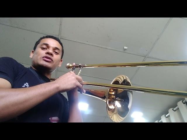 TROMBONE -  Aula II - Aprender a tocar trombone - conhecendo as posições do Trombone