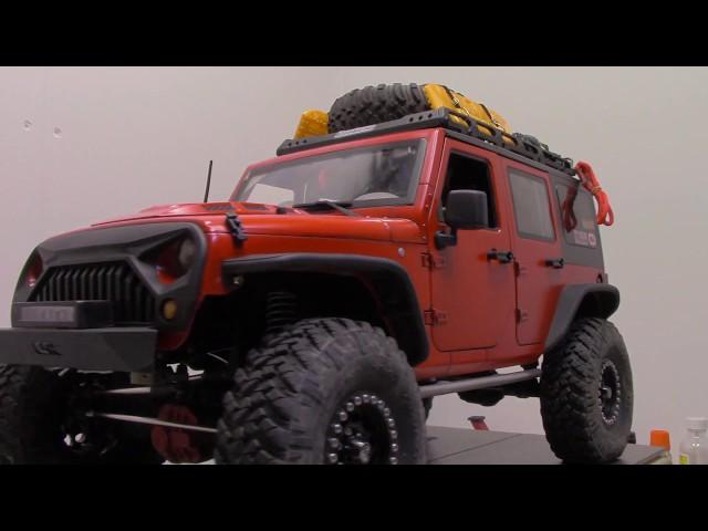 Axial SCX10 2 Xtraspeed Jeep Gets Handmade Rocksliders