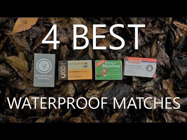 4 Best Waterproof Match Brands of 2018! (TEST)