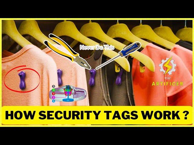 Why these plastic security tags are hard to remove. How to remove plastic security tags at home