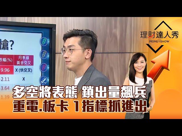 【理財達人秀】多空將表態 鎖出量飆兵 重電、板卡 1指標抓進出｜李兆華、艾綸 2025.05.22 part3