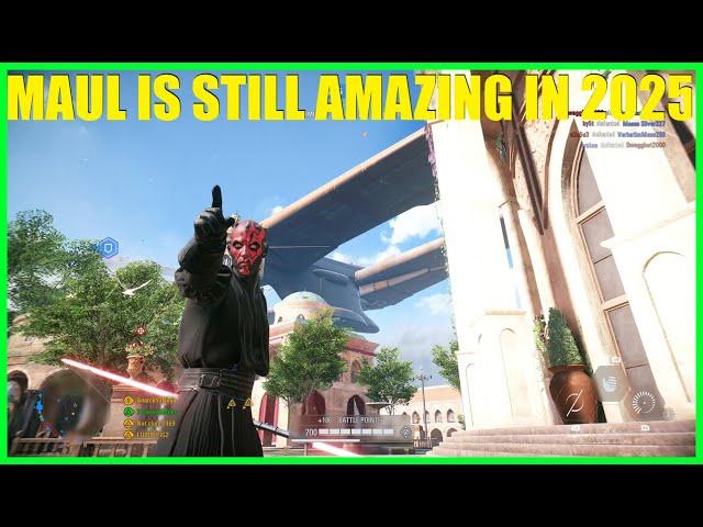 Darth Maul is still AMAZING in 2025! Huge Maul killstreak! - Star Wars Battlefront 2