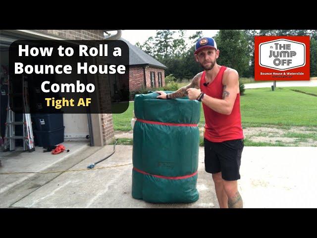 How to Roll a Bounce House Waterslide