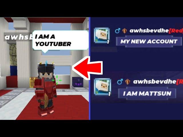 I Met MATTSUN in his New Account (Blockman Go)