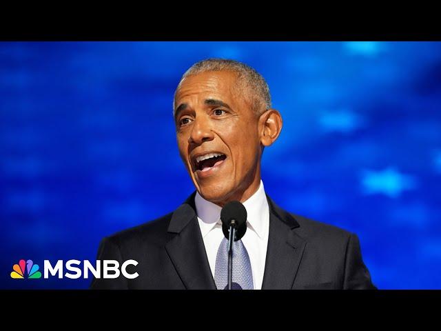 Former President Barack Obama’s speech at the 2024 DNC I MSNBC