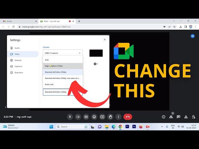 Google Meet Settings in Laptop | How to Change Google Meet Settings for Audio, Video, Camera & More?