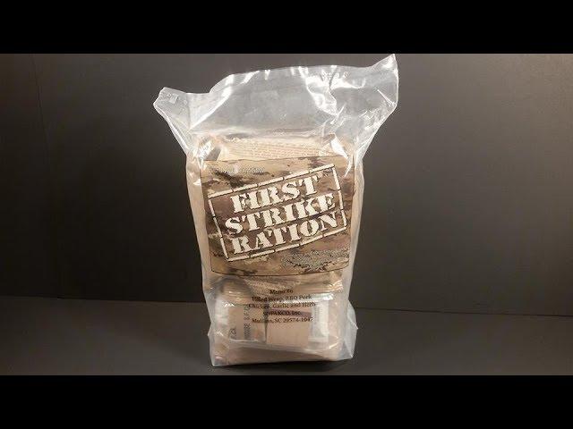 2019 FSR 24 Hour Ration MRE Review Menu #6 BBQ Pork Wrap Meal Ready to Eat Taste Testing