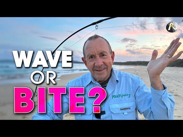 How You Detect a BITE & Hook the Fish! Beach Fishing Basics 