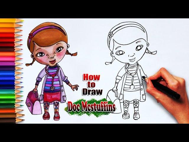 How to Draw Doc Mcstuffins | Doc Mcstuffins Drawing | Easy drawing step by step | learn to drawing