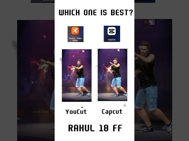 Which one is best // YouCut vs CapCut, ff edit tutorial, lobby edit ff #shorts​
