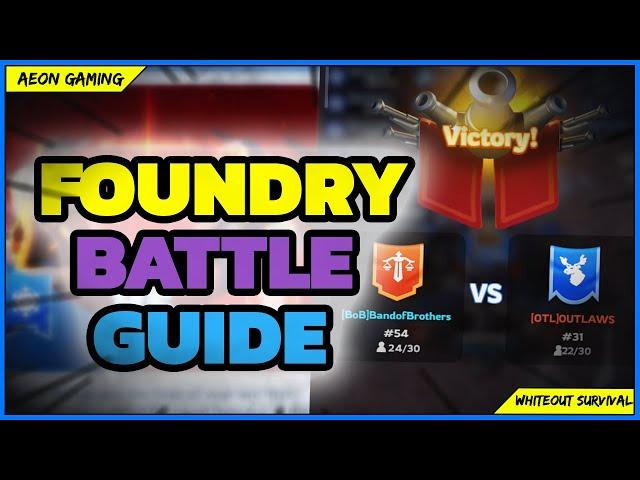 Make No MISTAKE! Everything you need to know about the Foundry Battle in Whiteout Survival