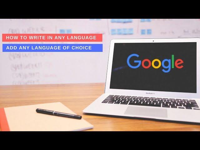 how to write in any language by Ts Tech Talk