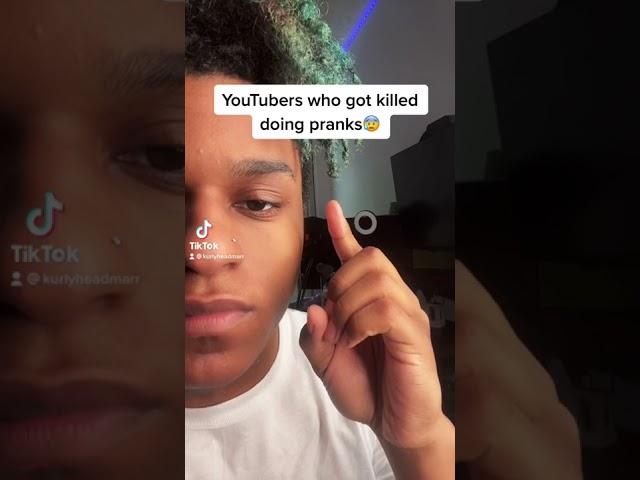 YouTubers who got killed doing pranks #shorts