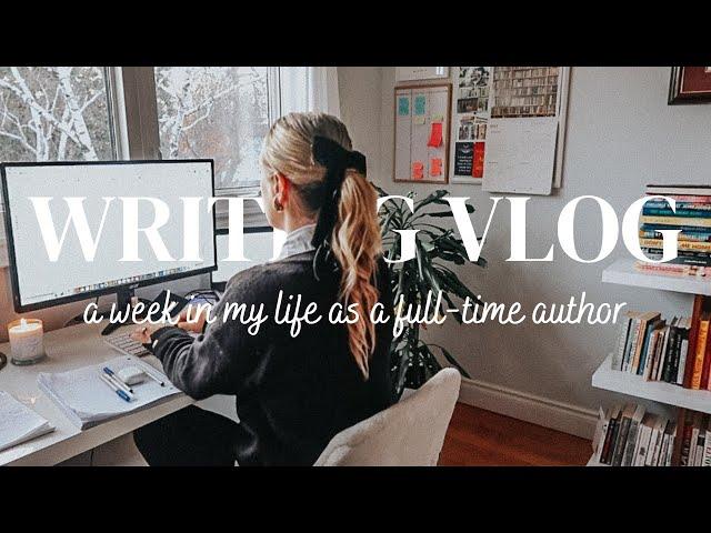 a week in my life as a full-time author  ️ cozy productive writing vlog, BTS of an authorpreneur