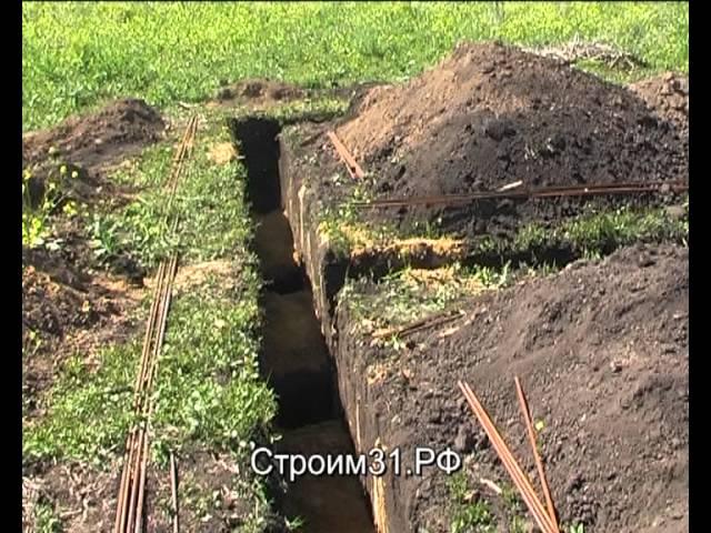 Фундамент. Ошибки при заложении фундамента.