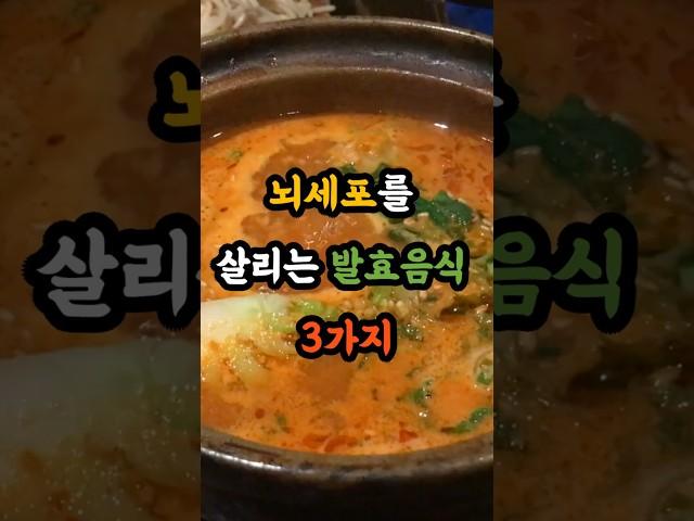 "뇌를 살리는 발효음식 3가지" #치매예방 #브레인푸드 #발효음식  #시니어건강 #뇌건강음식 #치매 #건강한노후 #쇼츠 #shorts