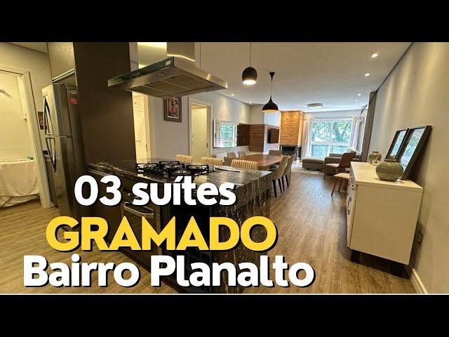 Apartamento de 3 suítes mobiliado e decorado para venda em Gramado/RS