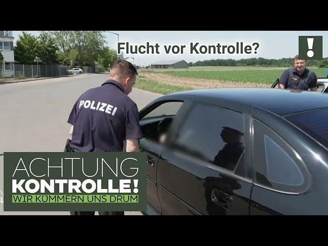 VERDÄCHTIGE Aktion!  TUNER-Karre dreht vor Kontrolle um! | Kabel Eins | Achtung Kontrolle