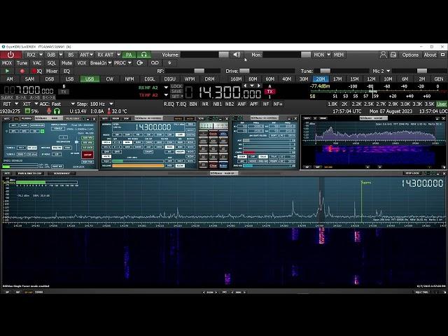 SDR PLAY RSP DUO ON A SUN SDR2DX! LETS COMPARE THE 2!