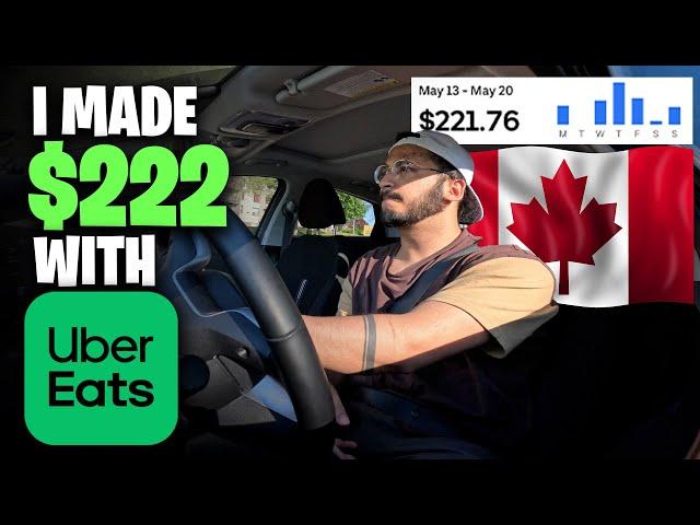 12 Hours UBER EATS Challenge | How much $$ did I make?