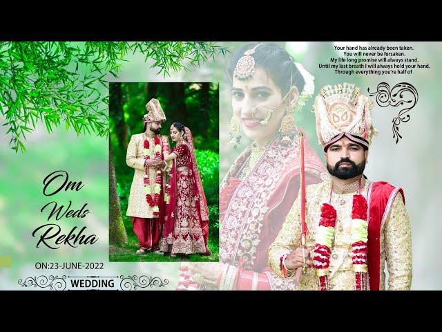 Wedding Highlight 2022 || Sweet Couple || Om + Rekha ||7018470577 Raj Creation Photography
