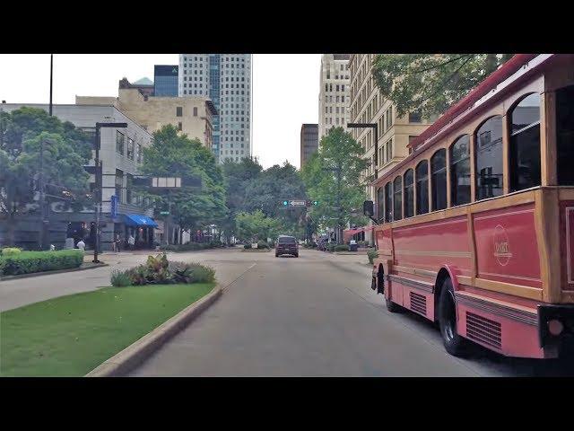 Driving Downtown - Birmingham Alabama USA