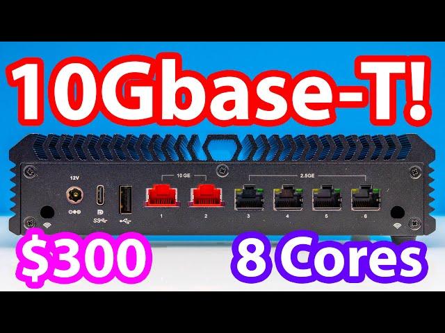 The NEW $300 10GbE Router, Firewall and Virtualization System