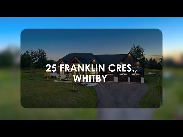 Just Listed | 25 Franklin Cres, Whitby