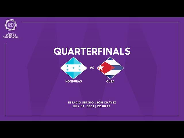 Honduras vs Cuba | 2024 Concacaf Under-20 Championship