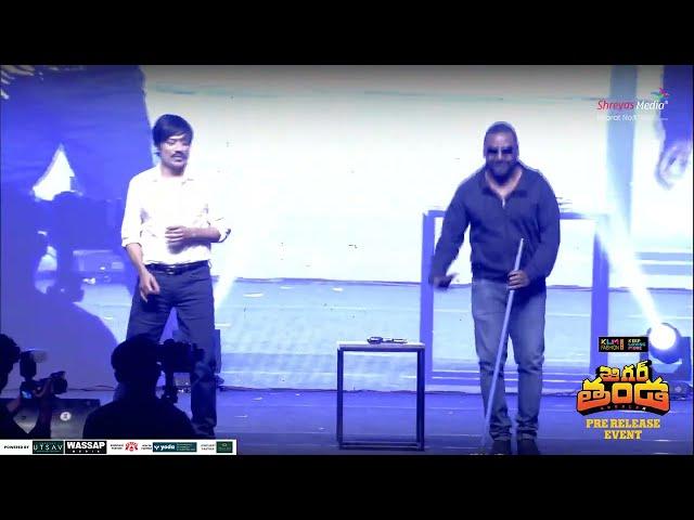 SJ Suryah And Raghava Dance For Roop Tera Masthana Song @ Jigarthanda DoubleX Pre Release Event