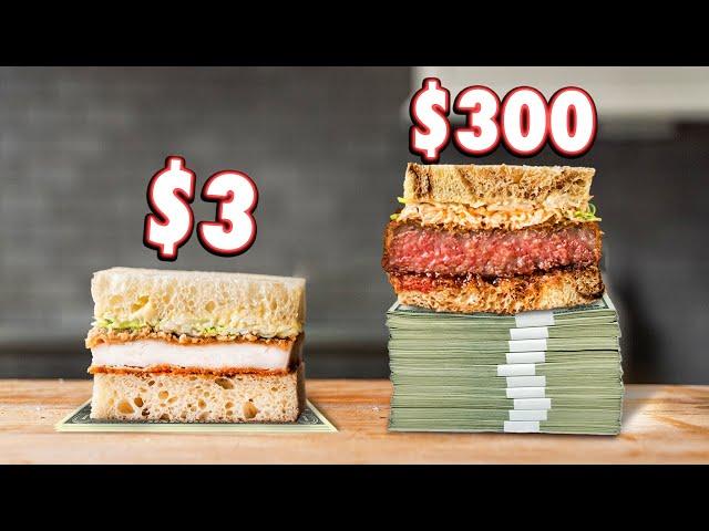 $3 Vs $300 Katsu Sando