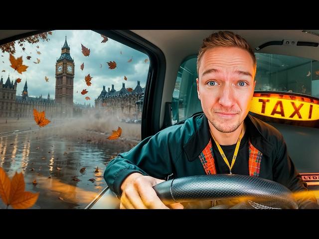 Rainy London Taxi Shift: WHAT Happens When It Pours?