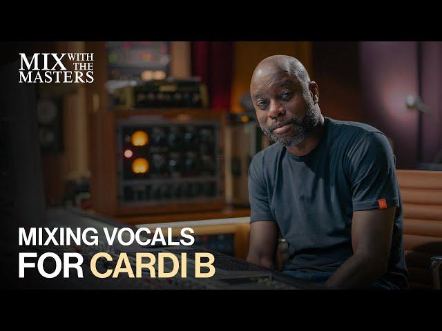 Leslie Brathwaite mixing vocals for Cardi B | Sneak Peek