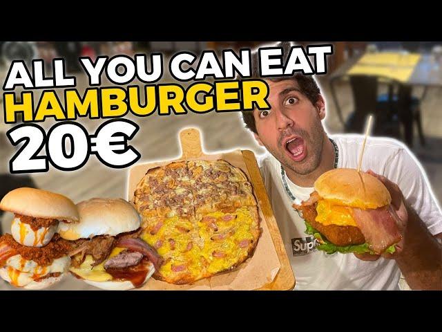 HAMBURGER ALL YOU CAN EAT 20 EURO A ROMA *IMPOSSIBILE*