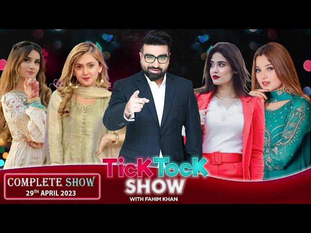 Tick Tock Show With Fahim Khan | Complete Show | Romaisa Khan | Alishba Anjum