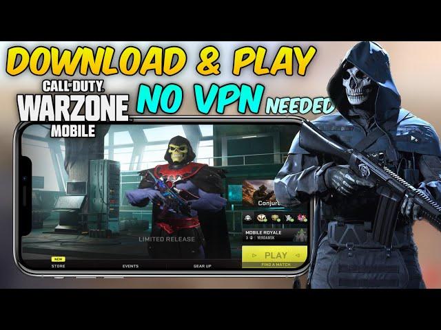 Download & Play Warzone Mobile without Any VPN in IOS & Android