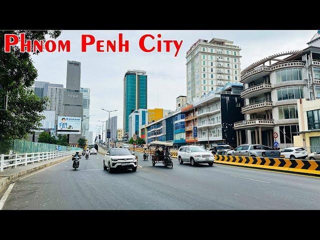 Cambodia Tourism 2024 Phnom Penh City Street Touring Last 2024