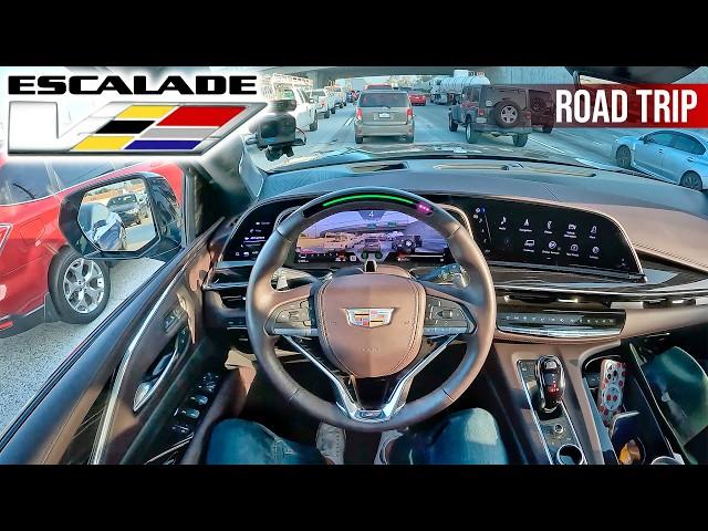 What It's Like to Road Trip in the Cadillac Escalade V (POV)