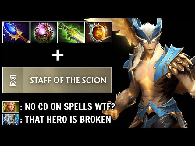 NEW IMBA STAFF OF THE SCION + OC Skywrath Mage Non-Stop Spell Cast Crazy Burst DMG vs Pro WR Dota 2