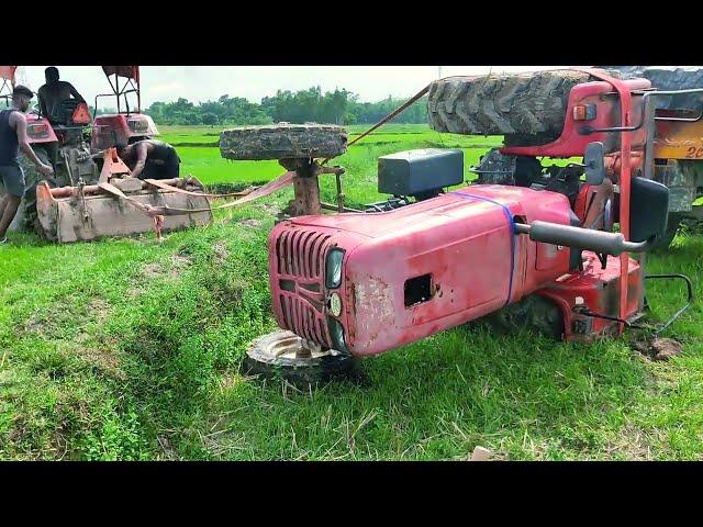 Witness the Terrifying Tractor Bangla: Heart-pounding Footage mahindra tractor