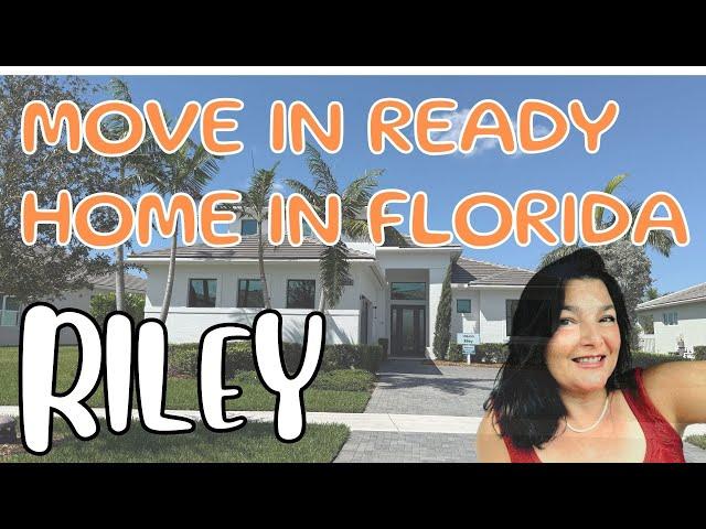 Tour Move In Ready Homes in Florida 2024 - Price Reduction! Riley Model in PGA Verano