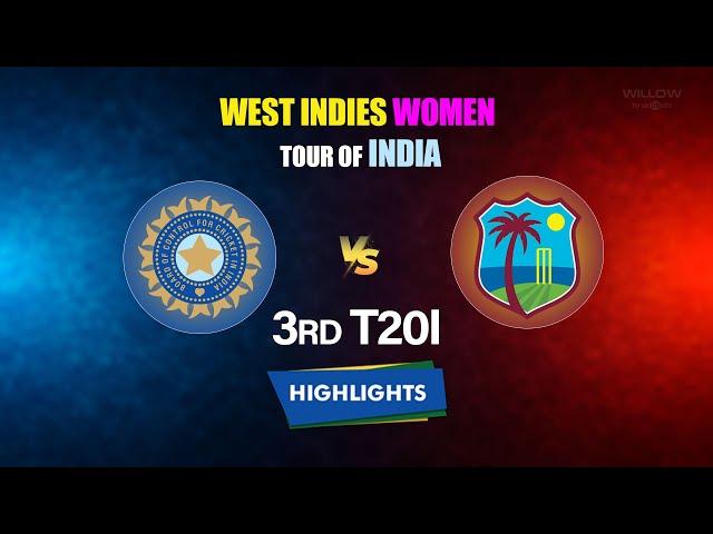 Highlights: 3rd T20I, India Women vs West Indies Women | 3rd T20I - INDW vs WIW