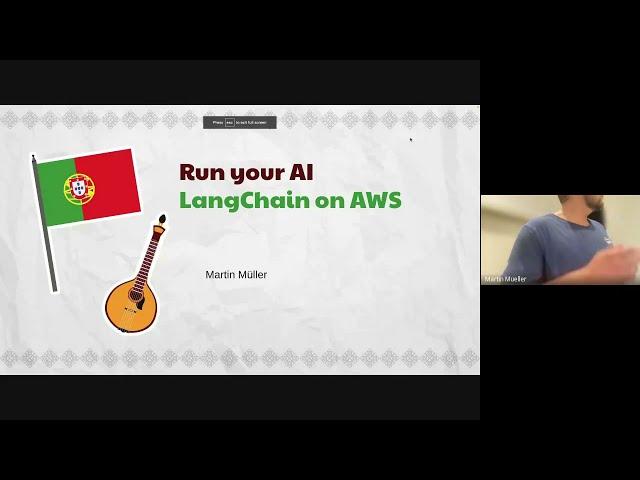 Run your AI LangChain on AWS