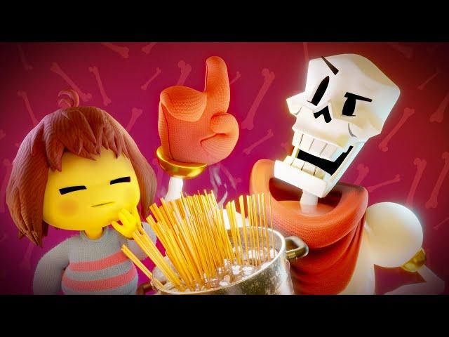 Papyrus and Frisk - Let Him Cook! [Undertale 3D Animation]
