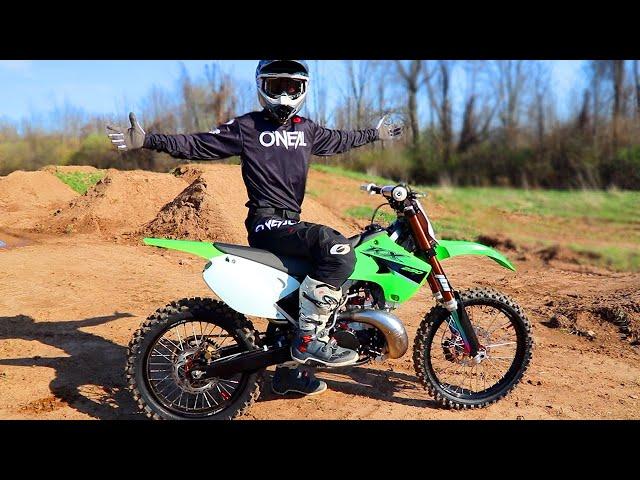 FIRST RIDE on New KX250 Two Stroke! Already Problems...