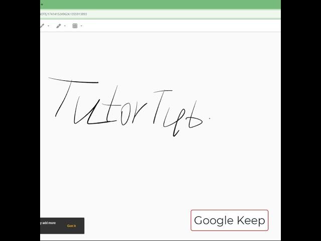 Google Keep Creating Notes with Drawings