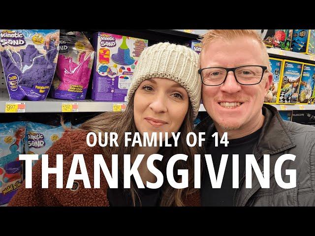 Family of 14 Celebrates Thanksgiving with their 12 CHILDREN.