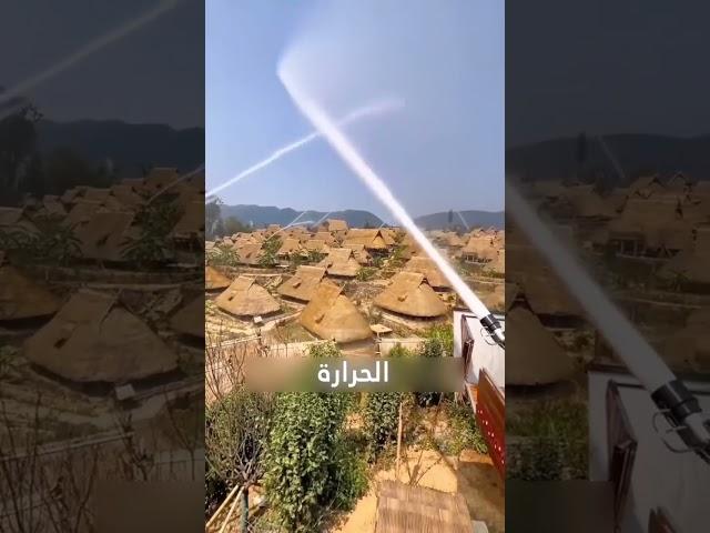 بناء المنازل من القش بطريقه هندسيه مميزه  #معلومات #ترند